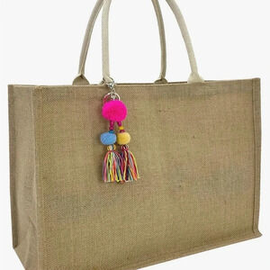 Organic straw Woven Large Beach Bag New